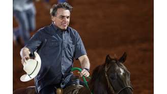 Jair Bolsonaro esteve presente na Festa do Peão de Barretos 