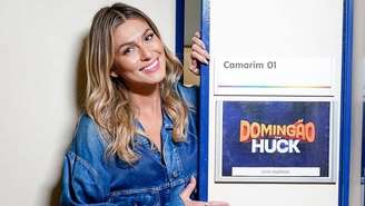 Lívia Andrade fez sua estreia no quadro 'Acredite em Quem Quiser' neste domingo, 28, no 'Domingão com Huck'.