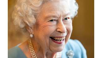 Rainha Elizabeth na celebração do Jubileu de Platina