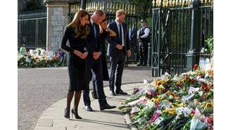 Kate, William, Megan e Harry juntos em Windsor
