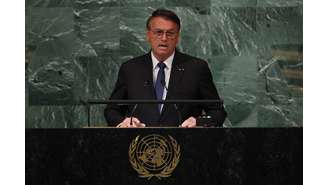 Jair Bolsonaro (PL) em seu discurso de abertura na Assembleia-Geral da ONU