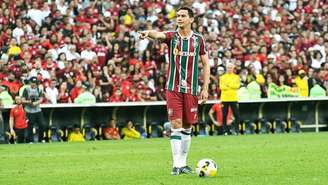 O craque abriu o placar de pênalti no clássico contra o Flamengo (Mailson Santana/Fluminense FC)