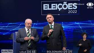 Durante debate, Lula e Bolsonaro usaram maior parte do tempo para falar sobre pandemia, fake news e corrupção