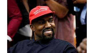 O cantor e estilista Kanye West