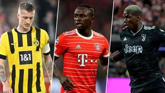 Reus e Pogba estão fora; Mané pode jogar a Copa (Tobias SCHWARZ / AFP; ETHAN MILLER / AFP; Divulgação)