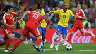 O protagonismo de Neymar com a Seleção Brasileira permanece assim como enfrentou a Sérvia em 2018 (AFP)