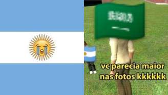 Argentina vira alvo de memes de brasileiros após derrota para a Arábia Saudita em estreia na Copa