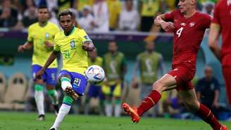 Rodrygo entrou no segundo tempo da vitória do Brasil sobre a Sérvia (Foto: EFE/EPA/Tolga Bozoglu)