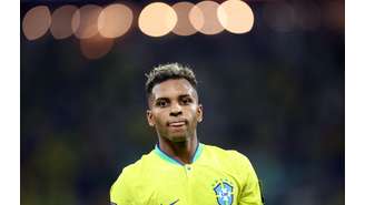 Rodrygo, da Seleção Brasileira, na Copa do Mundo do Catar