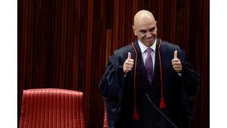 Alexandre de Moraes, presidente do TSE, durante a cerimônia de diplomação do presidente eleito Luiz Inácio Lula da Silva (PT)