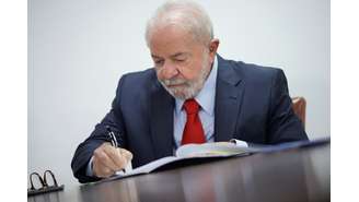 Presidente Lula no Palácio do Planalto