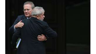 Renan Calheiros e Lula 