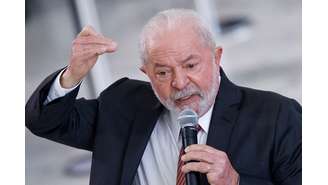 Presidente Luiz Inácio Lula da Silva durante evento no Palácio do Planalto