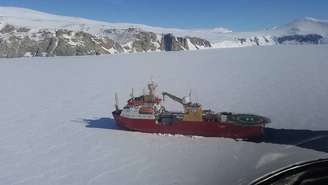 Navio quebra-gelo Laura Bassi, em foto de arquivo