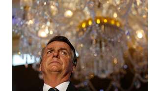 O ex-presidente Jair Bolsonaro em evento na Flórida (EUA)