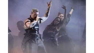 Sam Smith durante show 