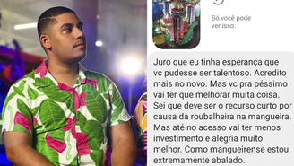 Guilherme recebeu apoio de outros mangueirenses após críticas