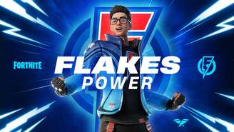 Mais famoso streamer de Fortnite no Brasil, Flakes Power vai ganhar sua própria skin no game