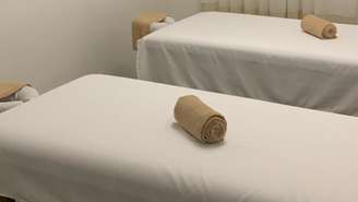 Área de massagem em SPA