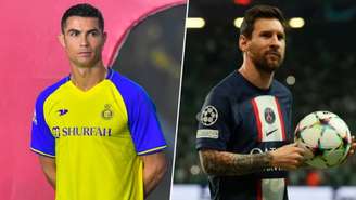 Cristiano Ronaldo e Lionel Messi disputaram os principais prêmios individuais do futebol por anos (Montagem Lance!
Fotos: AFP)