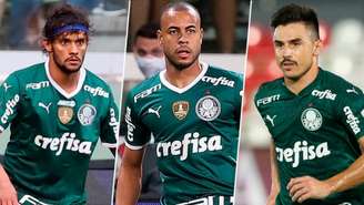 Gustavo Scarpa, Mayke e Willian Bigode foram companheiros no Palmeiras (Foto: Cesar Greco/Palmeiras)