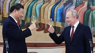 Vladimir Putin e Xi Jinping se reuniram em Moscou nesta semana