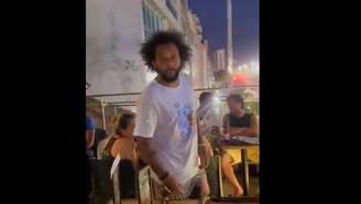 Marcelo se irritou com torcedor em restaurante no Rio de Janeiro