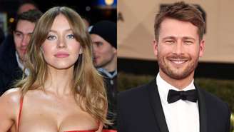 Sydney Sweeney e Glen Powell são flagrados aos beijos em set de novo filme