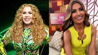 Joelma e Patrícia conversaram no Encontro -