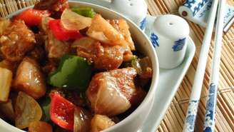 Carne de porco à moda chinesa
