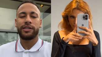 Neymar e Fernanda Campos. Reprodução/ Instagram