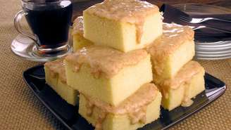 Bolo de cocada queimada