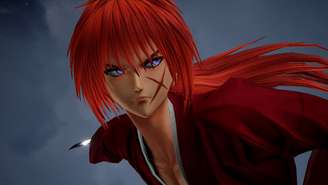 Kenshin é um dos personagens jogáveis em Jump Force para PC, PS4, Switch e Xbox One.