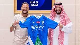 Neymar foi anunciado pelo Al-Hilal nesta terça-feira.