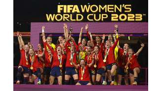 Festa da seleção espanhola pelo título mundial 