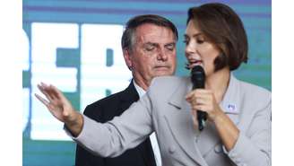 Michelle Bolsonaro durante evento do PL Mulher em São Paulo, em maio de 2023