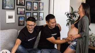 "Isso nunca passou pela minha cabeça", disse Fábio sobre sua irmã gestar a sua filha, Emily