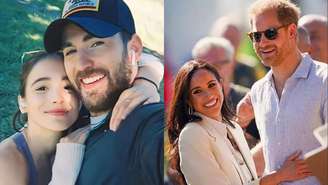 Meghan Markle e Príncipe Harry encontram Chris Evans e Alba Baptista -