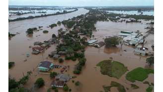 Ciclone extratropical no sul do Brasil