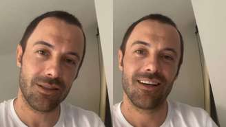 Kayky Brito em 1º vídeo após atropelamento.