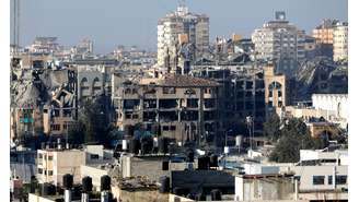 Gaza segue sendo bombardeada por Israel desde sábado, quando teve início o conflito