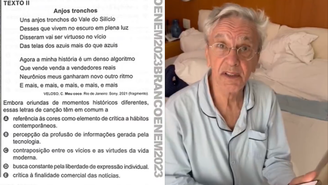Questão sobre Caetano Veloso no Enem 2023