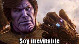 Milei caracterizado como o personagem Thanos, o supervilão da Marvel Crédito