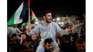 Palestinos libertados por Israel