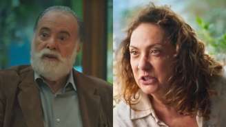 Antonio La Selva e Agatha em 'Terra e Paixao'. Reprodução/Globo