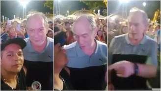 Ciro Gomes dá tapawww bt365homem durante festawww bt365Fortaleza após ser chamado de bandido