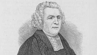 Retrato desenhado de John Newton