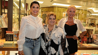 Flávia Alessandra, Martha Medeiros e Xuxa 