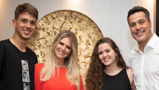 Susana Werner, Júlio César e os filhos, Cauet e Giulia