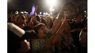 Protesto em Buenos Aires contra políticas de Javier Milei (21/12/2023)